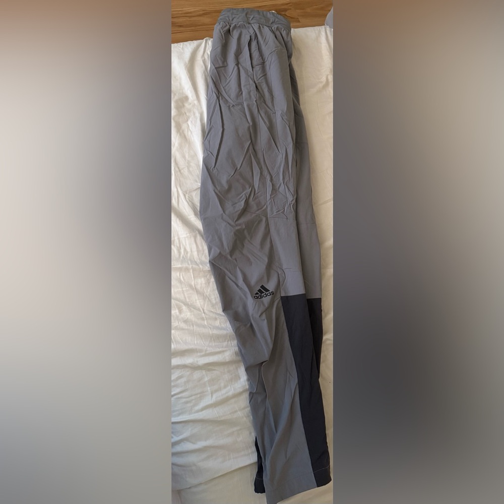 Adidas Black and Gray Athletic Joggers
